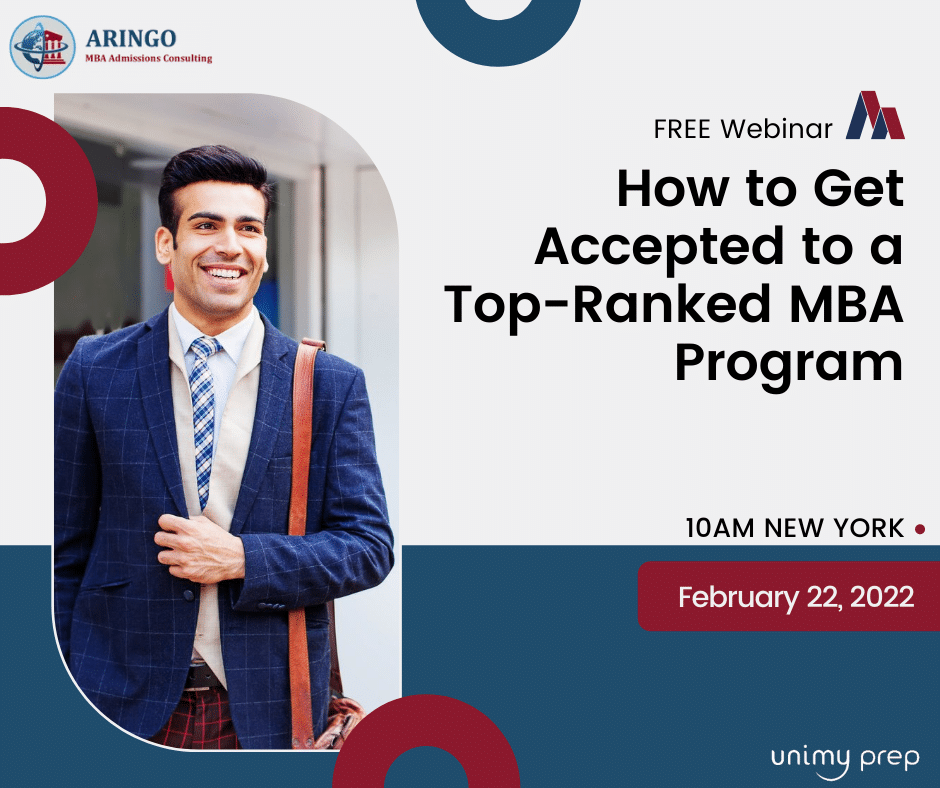 Free webinar - How to Get accepted to top mba program