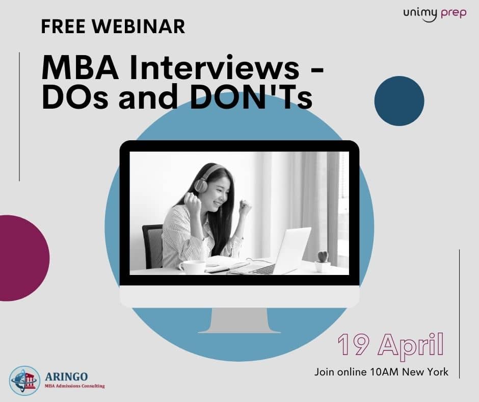 free webinar - mba interviews