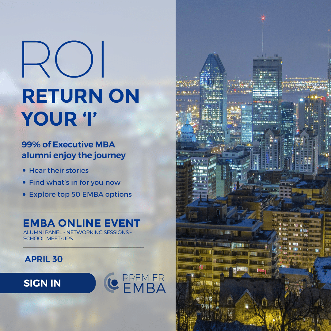 EMBA online event april 2022