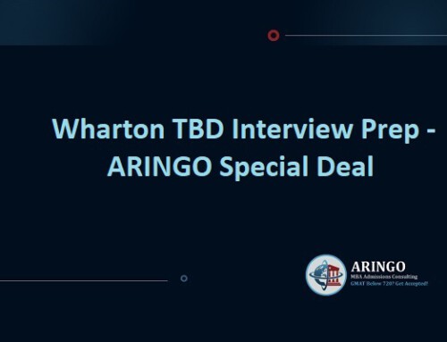 Wharton TBD Interview Prep – ARINGO Special Deal for R2 candidates